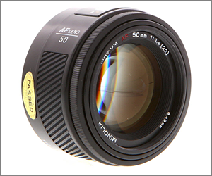 Minolta AF 50mm ƒ/1.4 Lens